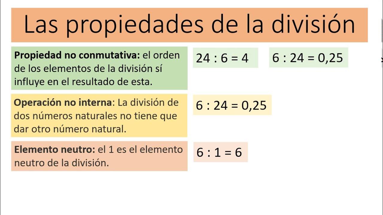 Concepto de división